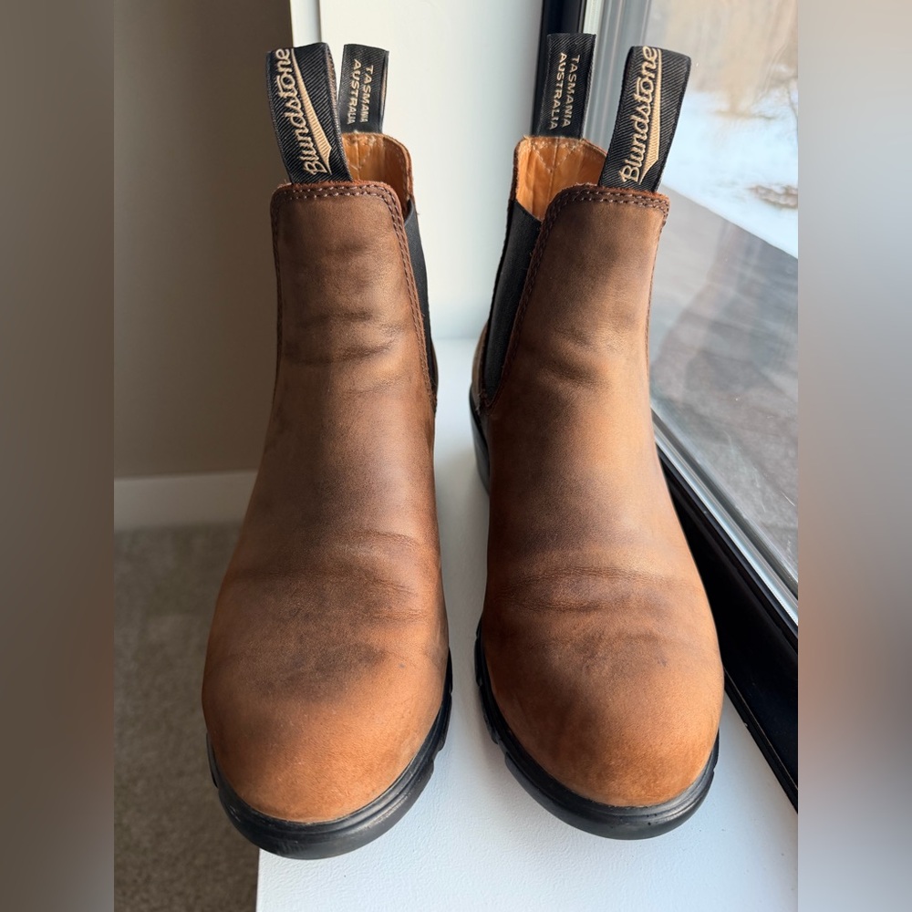 Blundstone Brown Leather Ankle Boots